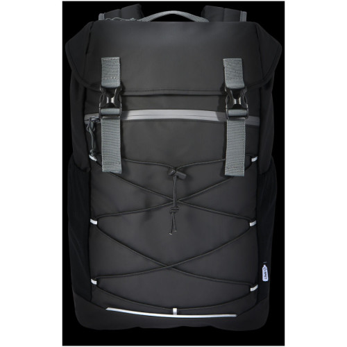 Aqua 15.6" GRS recycled water resistant laptop backpack 23L