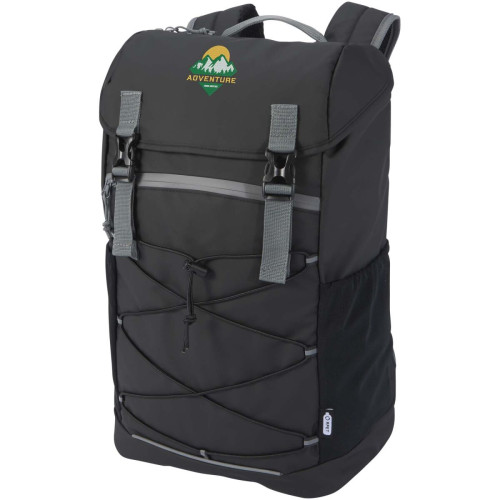 Aqua 15.6" GRS recycled water resistant laptop backpack 23L