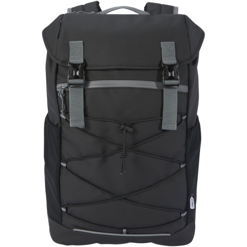 Aqua 15.6" GRS recycled water resistant laptop backpack 23L