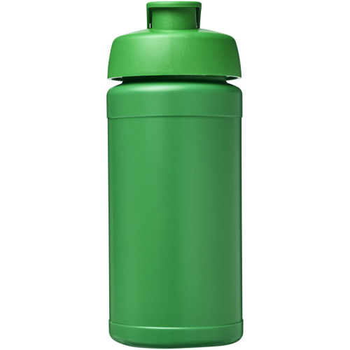 Baseline 500 ml recycled sport bottle with flip lid