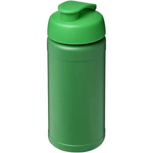 Baseline 500 ml recycled sport bottle with flip lid