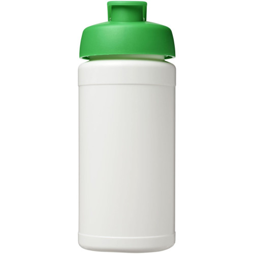 Baseline 500 ml recycled sport bottle with flip lid
