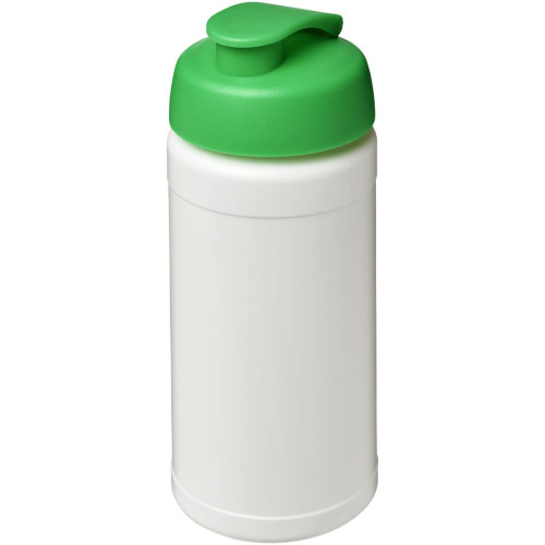Baseline 500 ml recycled sport bottle with flip lid