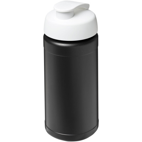Baseline 500 ml recycled sport bottle with flip lid