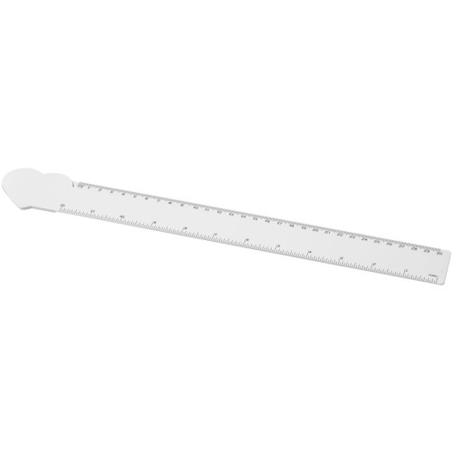 Tait 30cm heart-shaped recycled plastic ruler