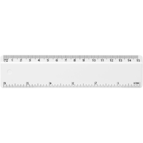 Renzo 15 cm plastic ruler