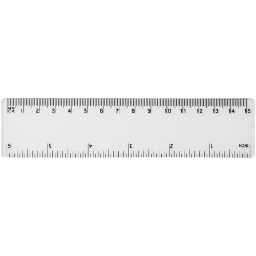 Rothko 15 cm plastic ruler