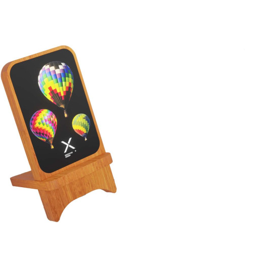 SCX.design W16 15W light-up wireless wooden stand
