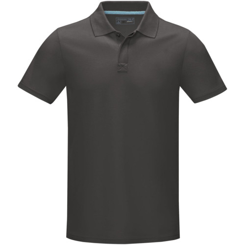 Graphite short sleeve men’s organic polo