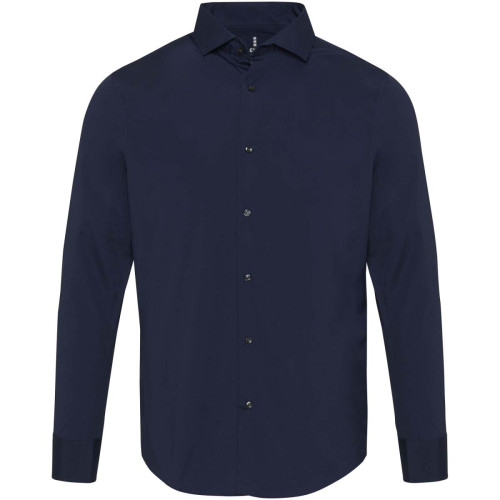 Carnelian poplin men's shirt