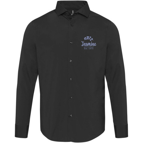 Carnelian poplin men's shirt