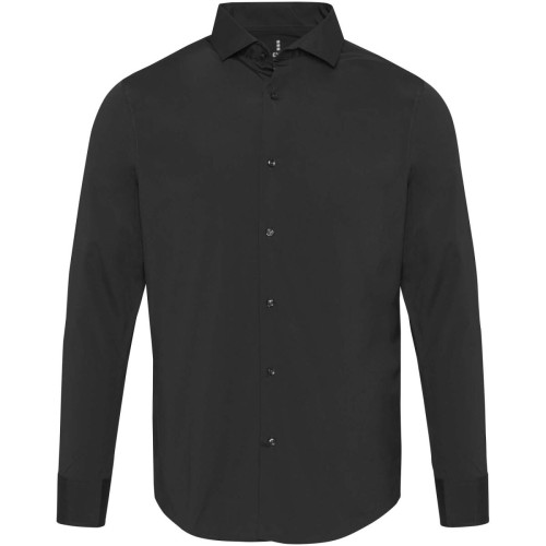 Carnelian poplin men's shirt