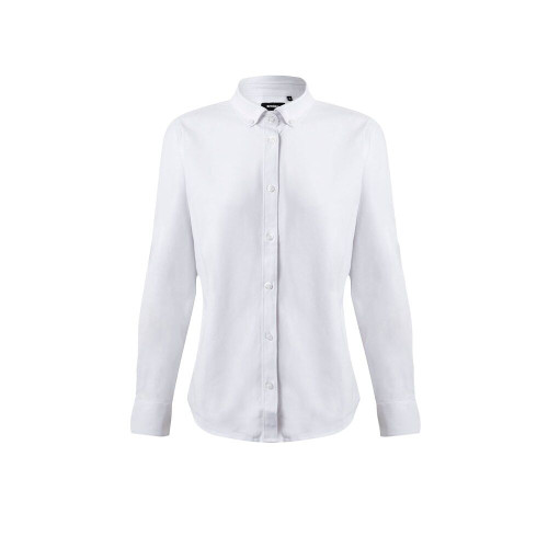 VL PRITHVI WOMEN. Oxford shirt (180 g/m²) for women, made from cotton (50%), polyester (45%) and elastane (5%)
