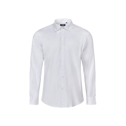 VL PRITHVI MAN. Men's Oxford shirt (180 g/m²) in cotton (50%), polyester (45%) and elastane (5%)