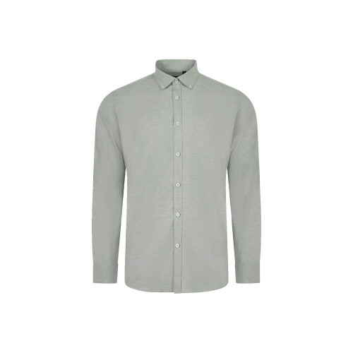 VL PRITHVI MAN. Men's Oxford shirt (180 g/m²) in cotton (50%), polyester (45%) and elastane (5%)