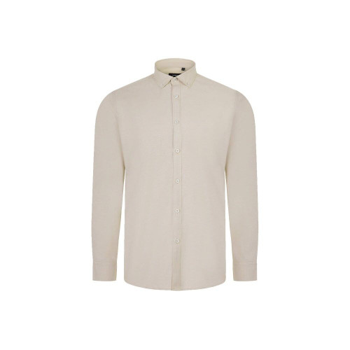 VL PRITHVI MAN. Men's Oxford shirt (180 g/m²) in cotton (50%), polyester (45%) and elastane (5%)