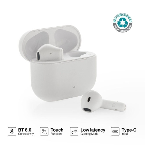TUNEVO RCS recycled plastic wireless earbuds