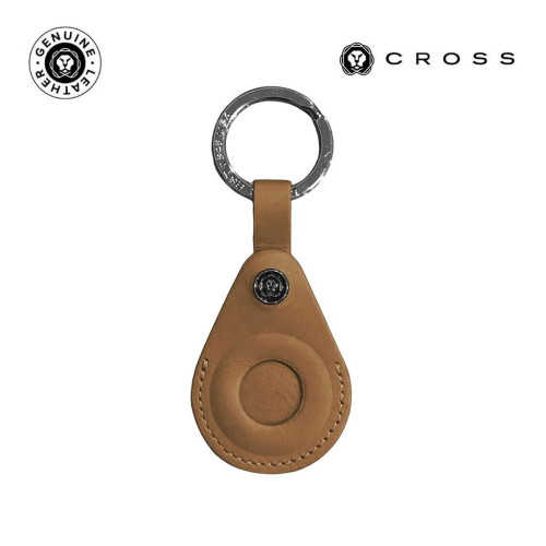 CROSS Leather Airtag Key Ring