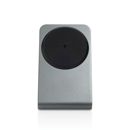 TERRA aluminum 15W magnetic wireless charging phone stand - Grey 
