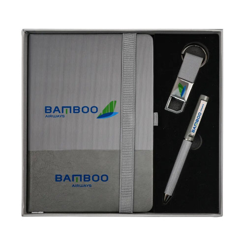 Premium Office Gift Set with Ribbon Handle Box