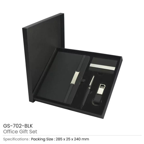 Office Gift Sets with Notebook, Pen, Card Holder, Keychain