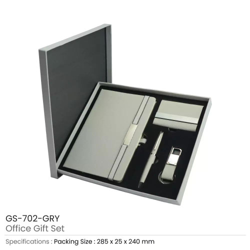 Office Gift Sets with Notebook, Pen, Card Holder, Keychain