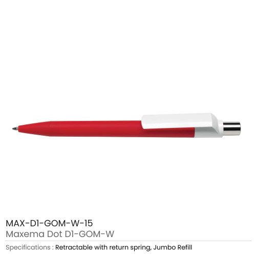 Dot Pens with White Clip