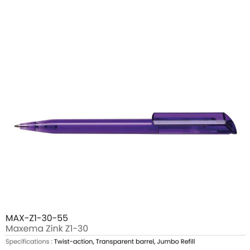 Maxema Zink Pens Transparent body