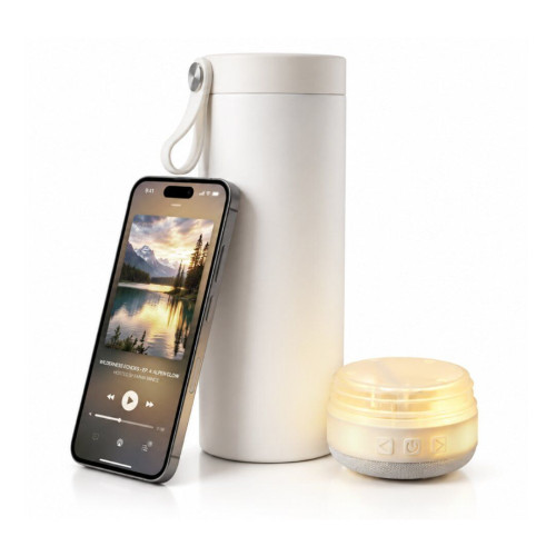 DEXOS - Giftology Double Wall Vacuum Bottle with 3W Speaker