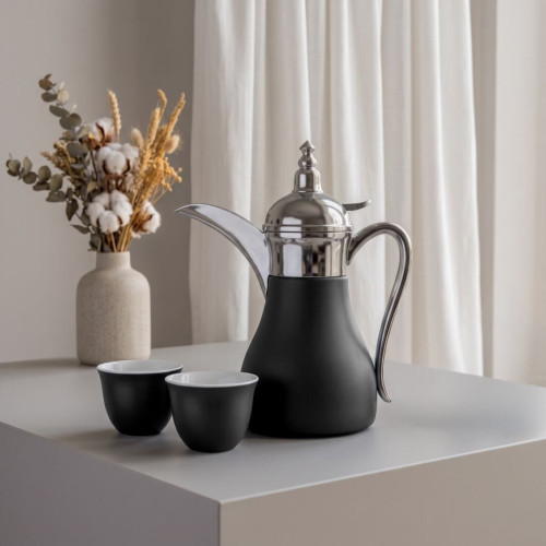 WESAL - Hans Larsen Dallah Nano Gift Set with 2 Cava Cups