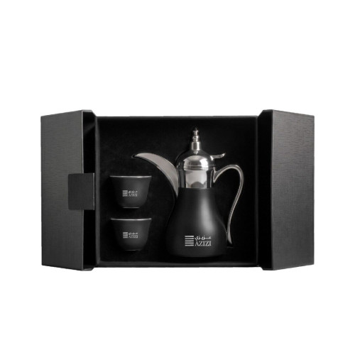 WESAL - Hans Larsen Dallah Nano Gift Set with 2 Cava Cups