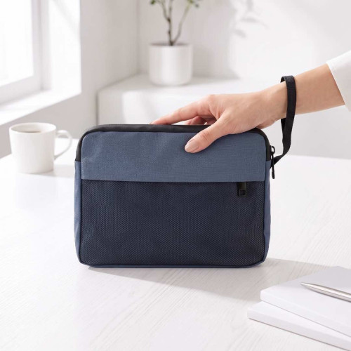 CORBY - Giftology Cosmetics Bag - Navy Blue  