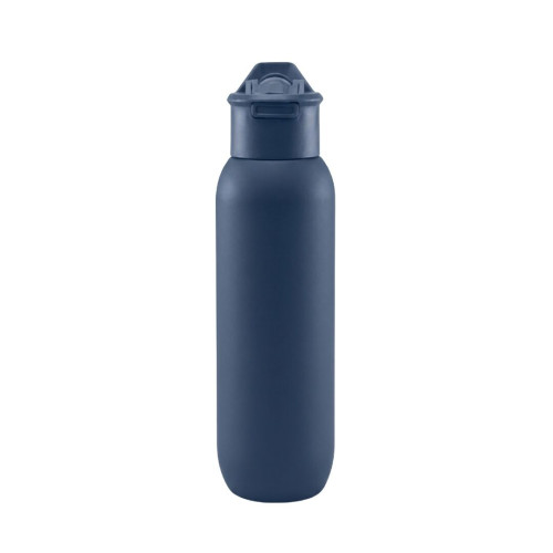 TOLEDO - Hans Larsen Double Wall Bottle with Straw  600 ml - Navy Blue