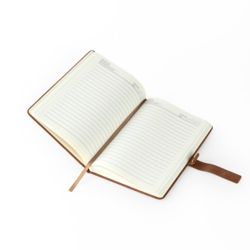 WINDSOR - Giftology A5 PU Magnet Closure Notebook - Tan